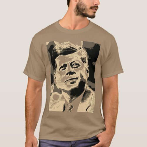 Pop Art JFK John F Kennedy American President T_Shirt