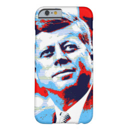 Pop Art JFK John F. Kennedy Red Blue Barely There iPhone 6 Case