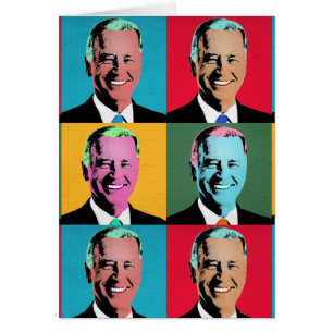 Pop Art Joe Biden Cards
