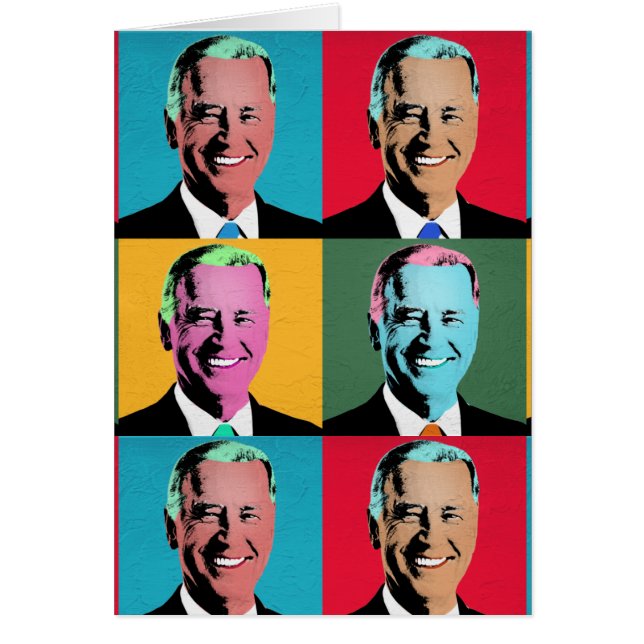 Pop Art Joe Biden Cards (Front)