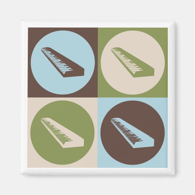 Pop Art Keyboard Magnet (Front)