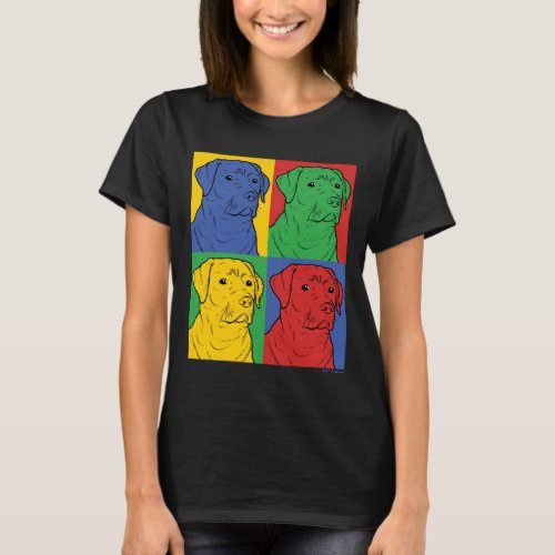 Pop Art Labrador Retriever T_Shirt