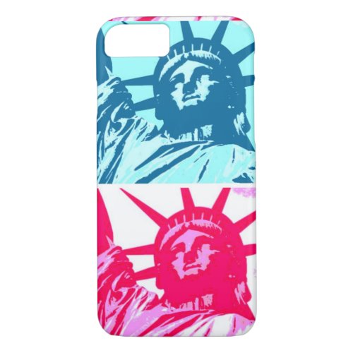 Pop Art Lady Liberty iPhone 7 Case