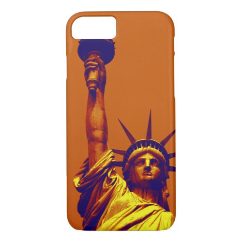 Pop Art Lady Liberty iPhone 7 Case