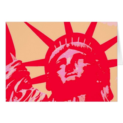 Pop Art Lady Liberty New York City