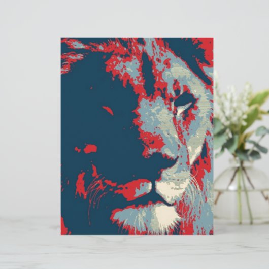 Pop Art Lion (Standing Front)