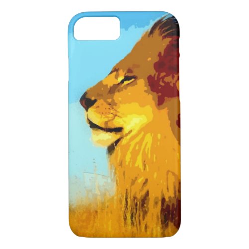 Pop Art Lion iPhone 7 Case