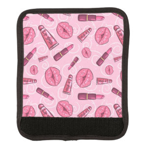 Pop Art Lip Gloss Luggage Handle Wrap