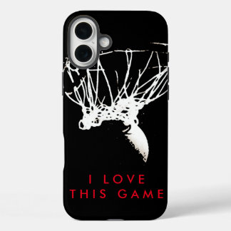 Pop Art Love Basketball Game iPhone 16 Plus Case