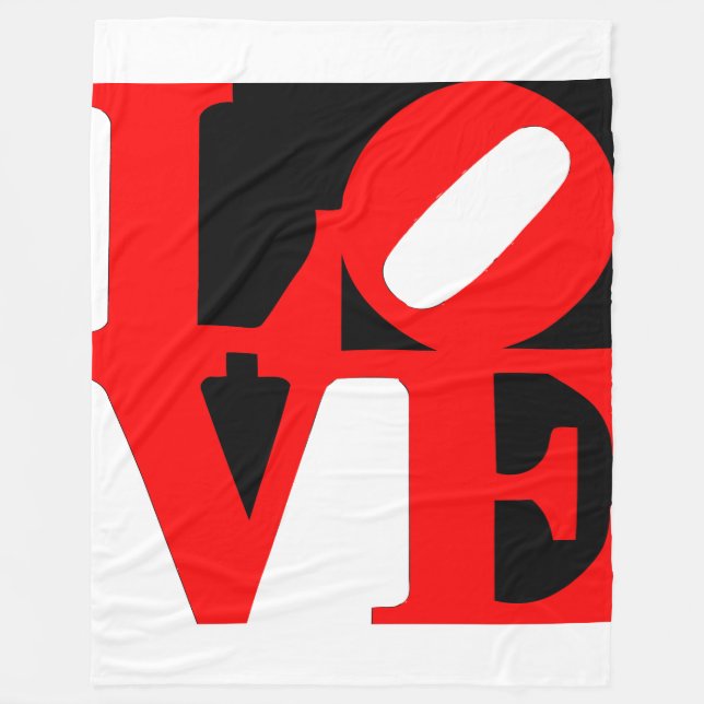 pop art love blanket (Front)