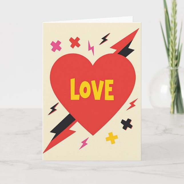 Pop Art Love Card (Front)