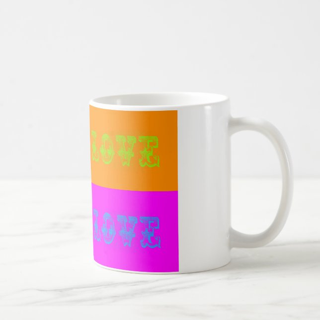 Pop Art Love Coffee Mug (Right)