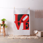 pop art love fabric