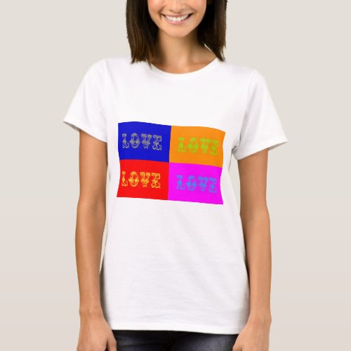 Pop Art Love T_Shirt
