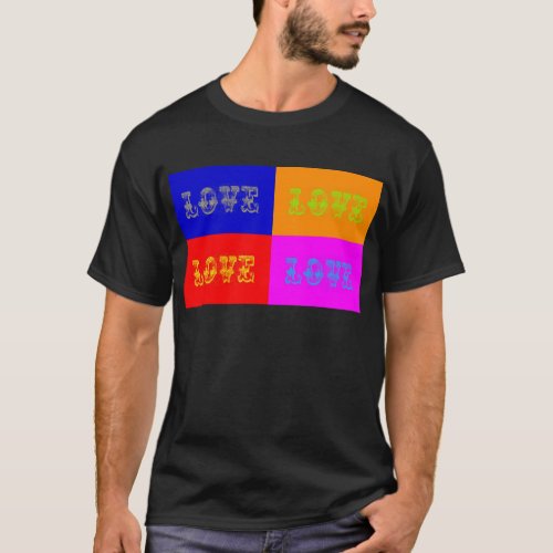 Pop Art Love T_Shirt