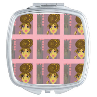 Pop Art Make Up Diva Compact Mirror