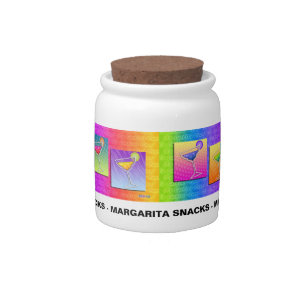 Pop Art MARGARITAS CANDY SNACK JAR
