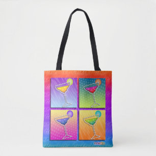 POP ART MARGARITAS TOTE BAG