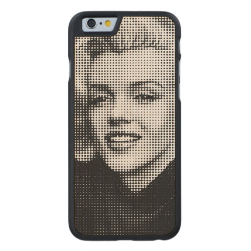Pop Art Marilyn Carved Maple iPhone 6 Case