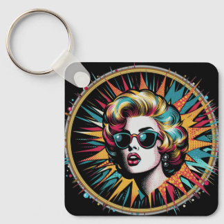 Pop Art Marilyn Keychain