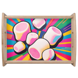 Pop Art Marshmallow Explosion Serving Tray