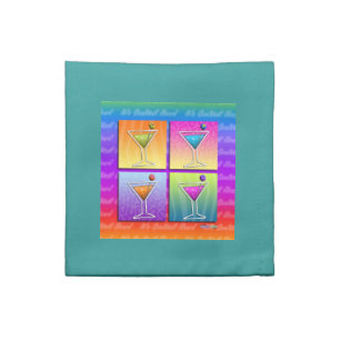 Pop Art Martinis American MoJo Napkin