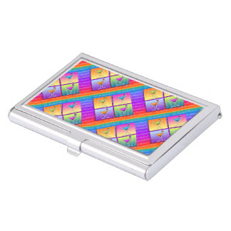 POP ART MARTINIS BUSINESS CARD HOLDER