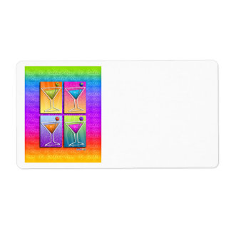 Pop Art MARTINIS LABEL