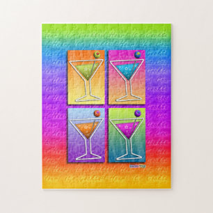 Pop Art MARTINIS PUZZLE