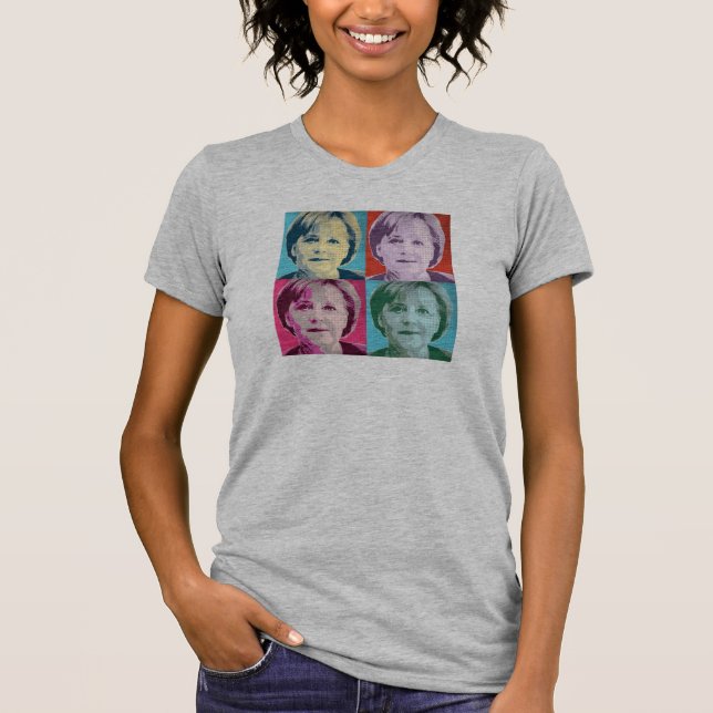Pop Art Merkel - -  T-Shirt (Front)