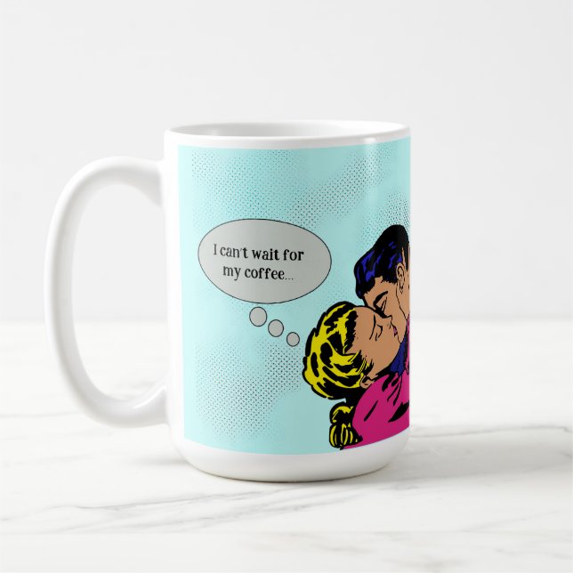Pop Art Message Coffee Mug (Left)