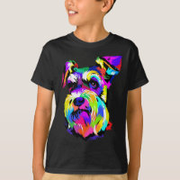 Pop Art Miniature Schnauzer Dog Animal Lovers Keep