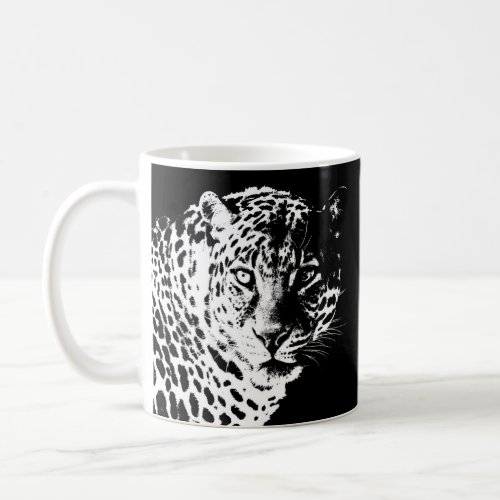 Pop Art Modern Template Animals Leopard Coffee Mug