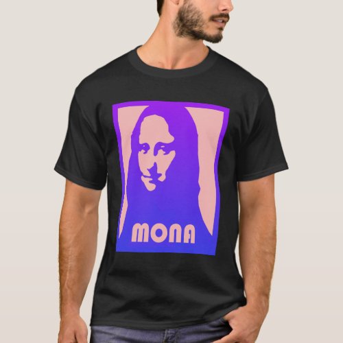 Pop Art Mona Lisa T_Shirt