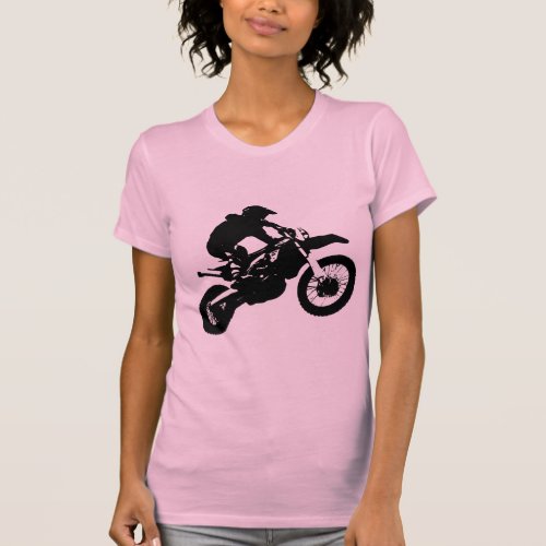 Pop Art Motocross Motorcyle Sport T_Shirt