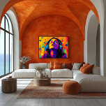 Pop Art Music Lover – Headphone Groove Art Poster<br><div class="desc">This vibrant pop art music scene captures the bliss of listening to music, featuring a person immersed in sound with bold, colorful headphones. Perfect for music lovers, this artwork bursts with color and energy, ideal for music rooms, living spaces, or as a gift for someone who lives for the beat....</div>