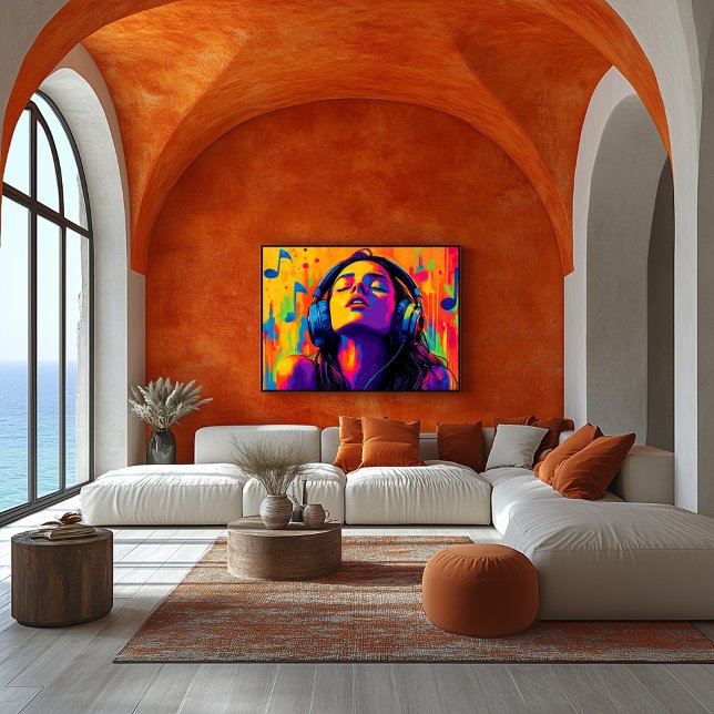 Pop Art Music Lover – Headphone Groove Art Poster (Creator Uploaded)