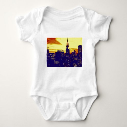 Pop Art New York Baby Bodysuit