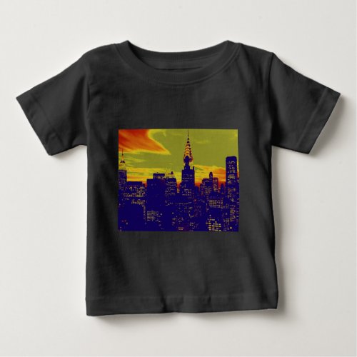 Pop Art New York Baby T_Shirt