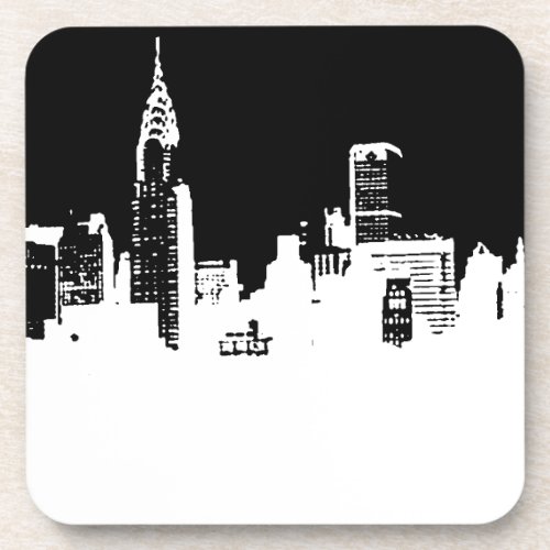 Pop Art New York City Hard plastic coaster