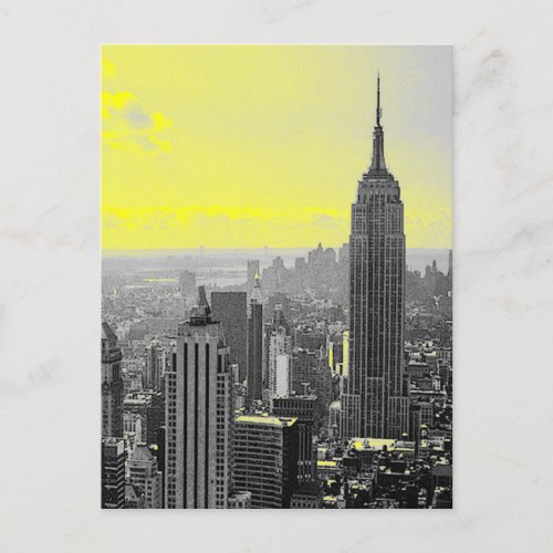 Pop Art New York City Postcard