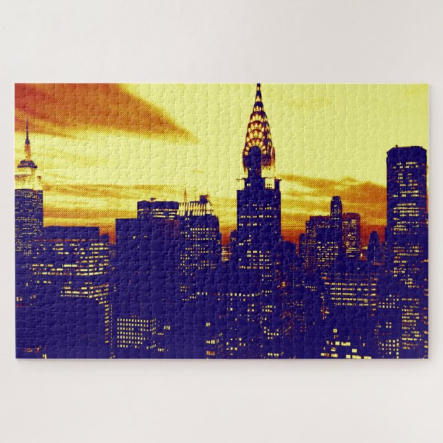 Pop Art New York Jigsaw Puzzle (Horizontal)