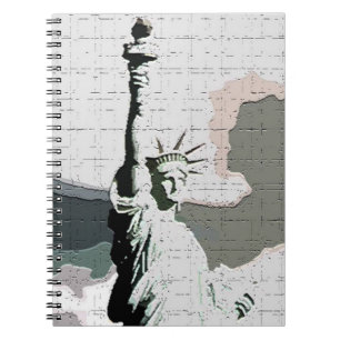 Pop Art New York - Lady Liberty Notebook