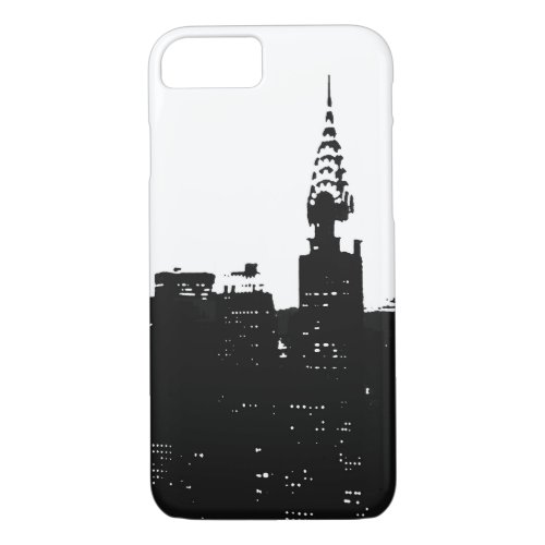 Pop Art New York Silhouette iPhone 7 Case