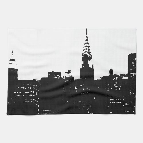 Pop Art New York Silhouette Kitchen Towel