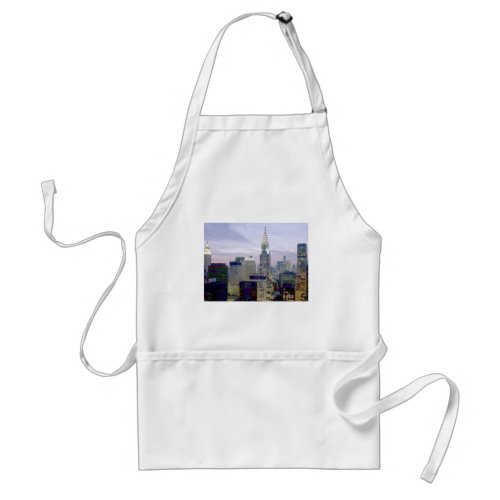 Pop Art Oil Paint Effect New York Adult Apron