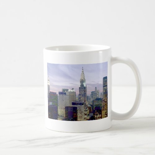 Pop Art Oil Paint Effect New York Coffee Mug