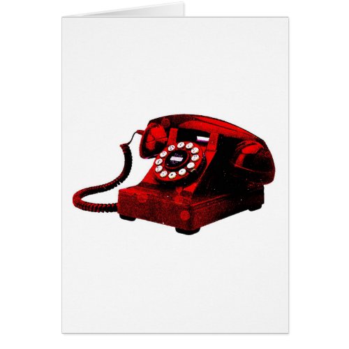 Pop Art Old Desk Telephone Box