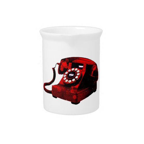 Pop Art Old Desk Telephone Box Drink Pitcher