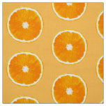 Pop Art Orange Slices - pastel orange Fabric